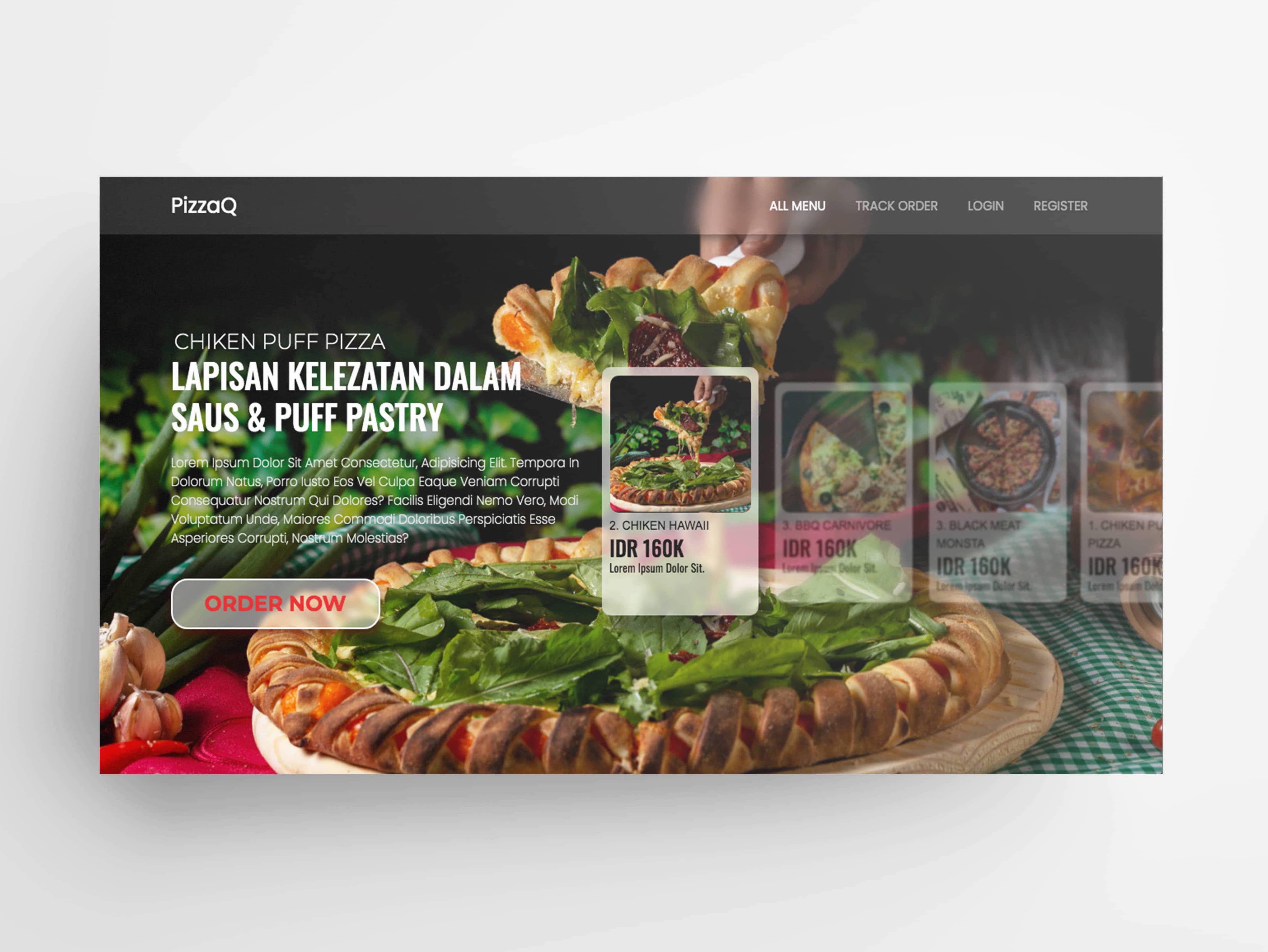 Pizza Landing Page